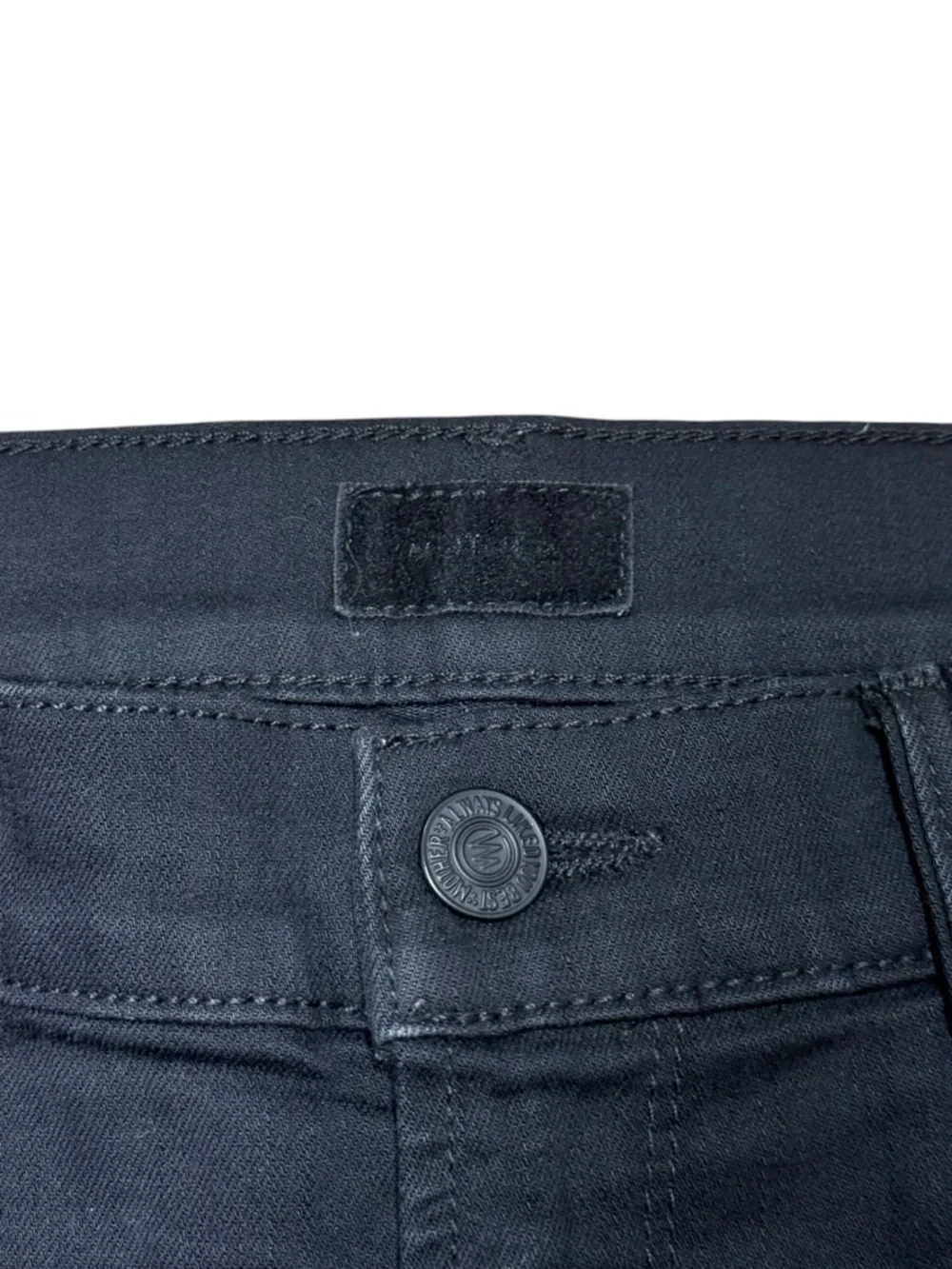 Mother The Cha Cha Fray Crop Flare Jeans Black Size 26 - Picture 8 of 12